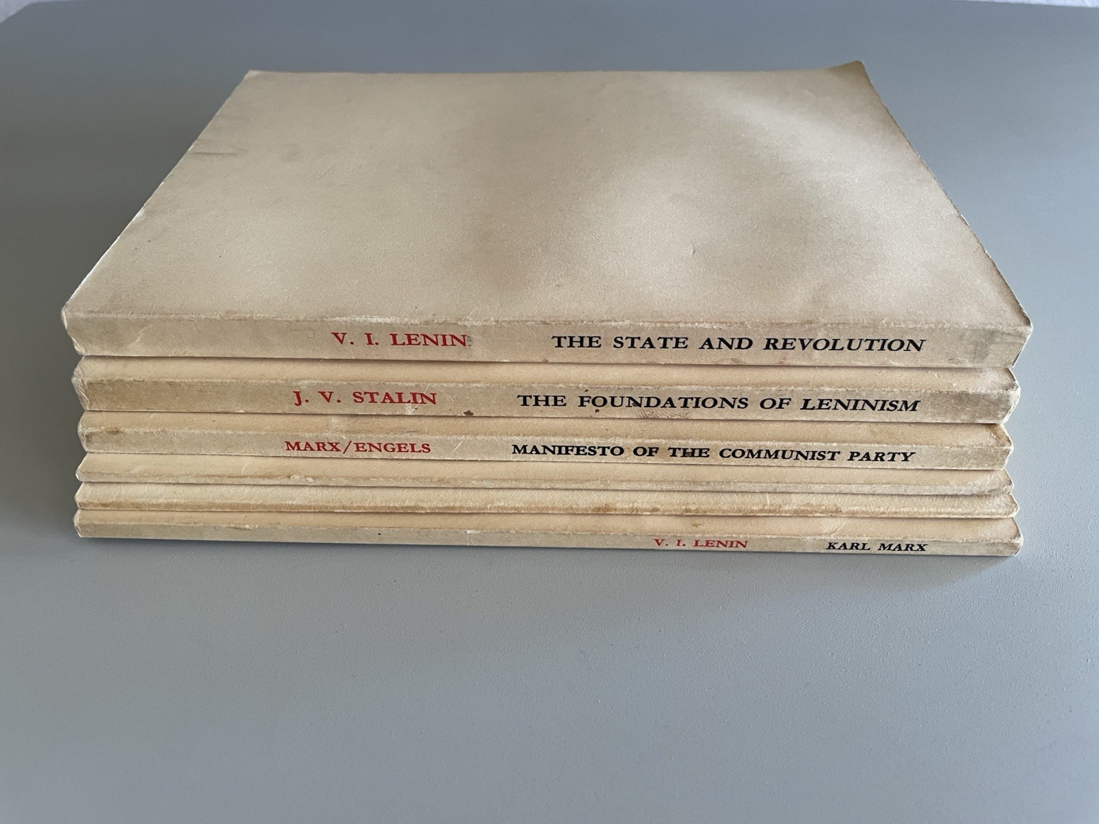 Lenin. Stalin. Marx. Engels. LOT of 6, 1967-1970 [marxism, communism, revolution