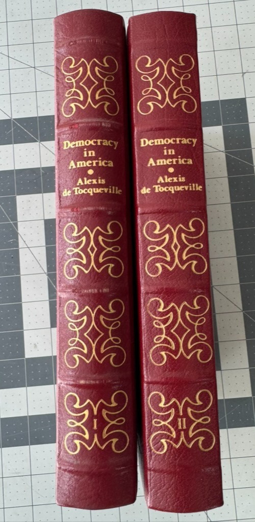 EASTON PRESS Democracy in America Alexis de Tocqueville 2V Leather US Revolution