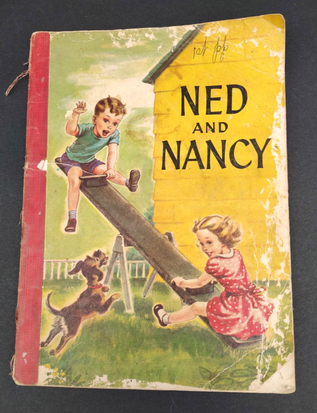 Vintage 1955 Children’s Early Reader School Book NED AND NANCY By Inez Hogan