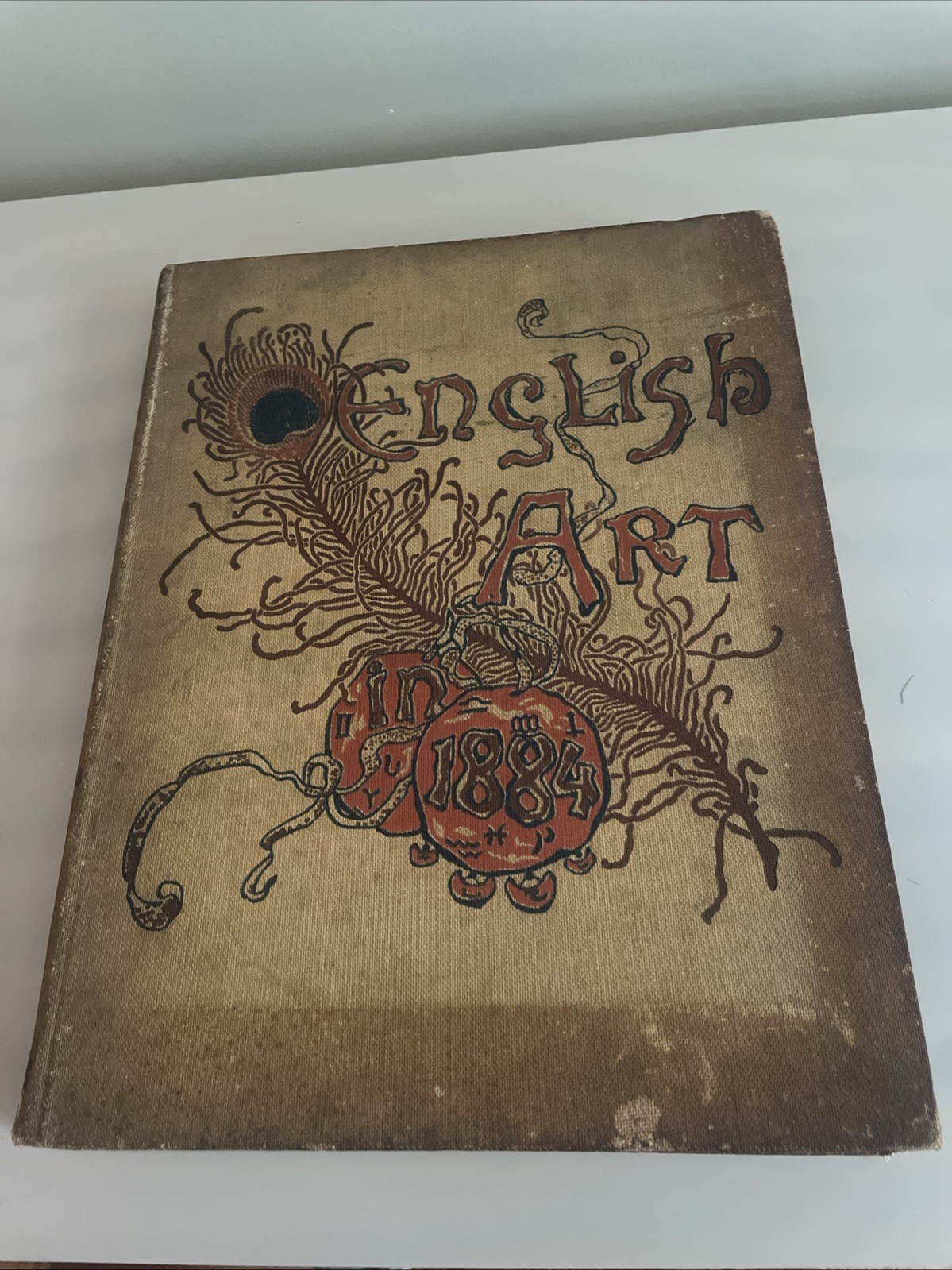 English Art in 1884 Henry Blackburn 1895 Ed Decorative Cloth Binding ILLUSTRATED