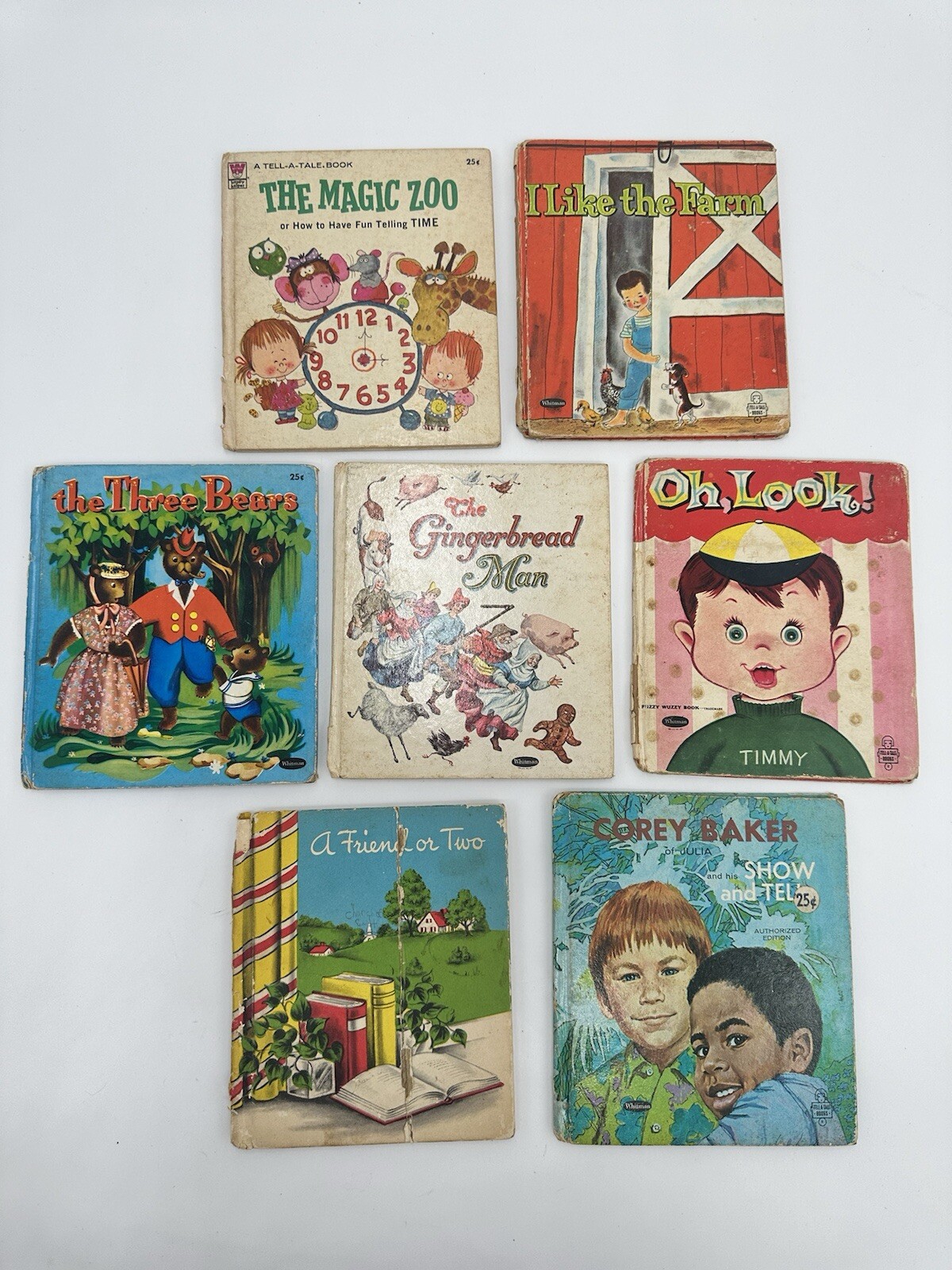 Vintage Whitman Tell-A-Tale Books, Lot of 7