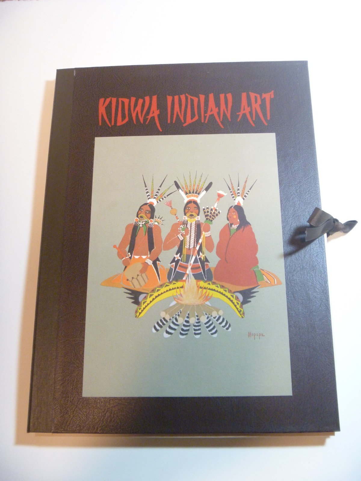 Kiowa Indian Art: Watercolor Painting Full Collection-Bell Editions #207 Signed