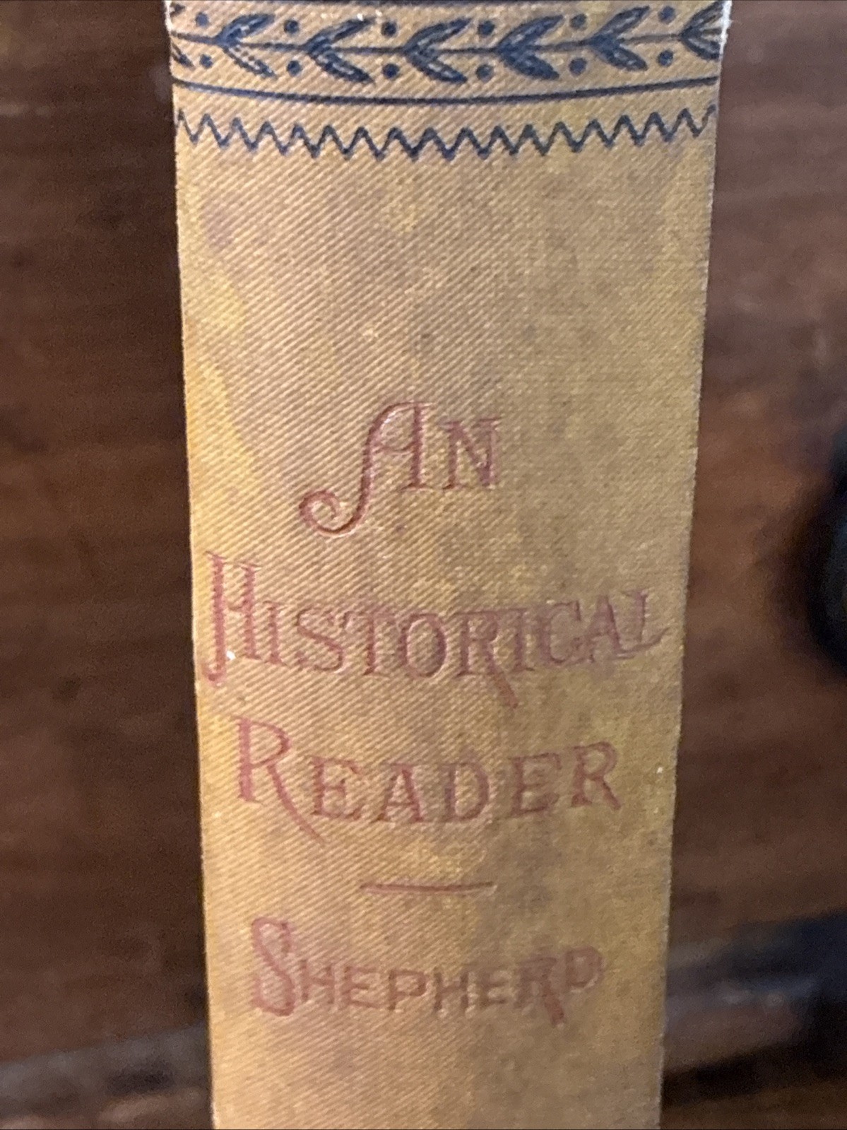 1886 An Historical Reader by Henry E. Shepherd Academic High School HB