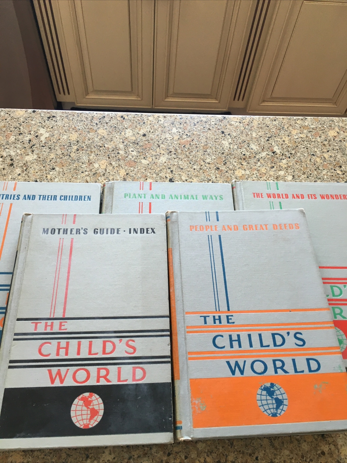 The Child’s World Set of 5 Volumes All Are 1956 Editions.
