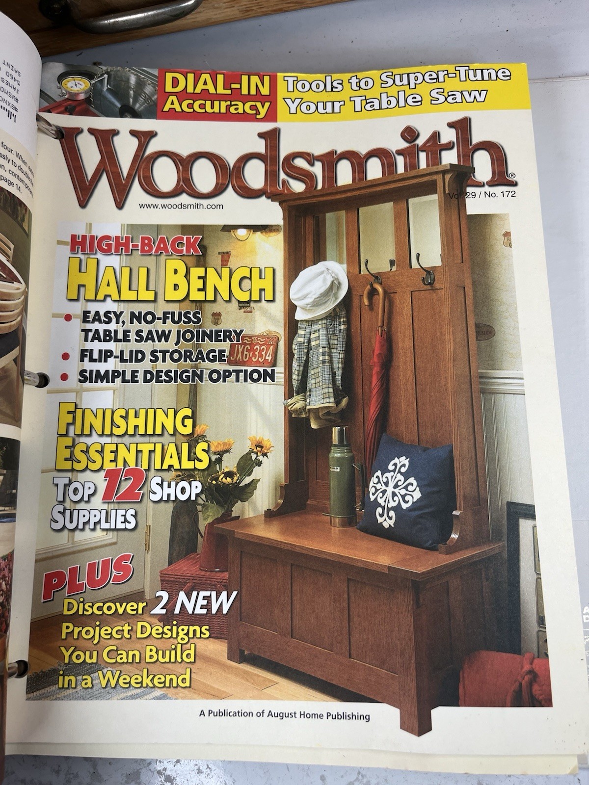 Woodsmith Magazine Lot of 16 Vol 28-30 Issues #163-176 Woodworking