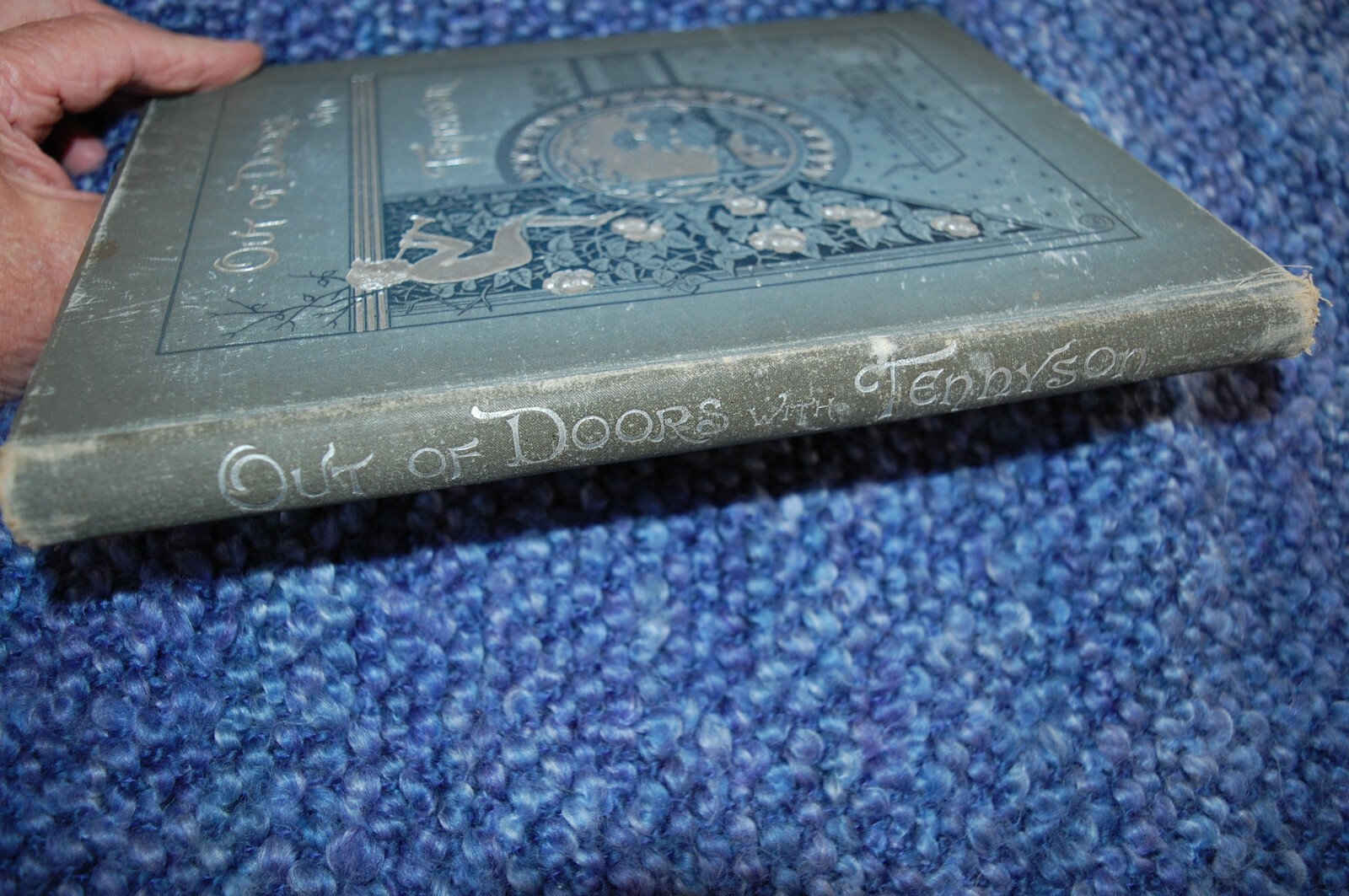 ANTIQUARIAN BOOK „OUT OF DOORS WITH TENNYSON“ 1890, ILLUSTRATED PUB. D. LOTHROP