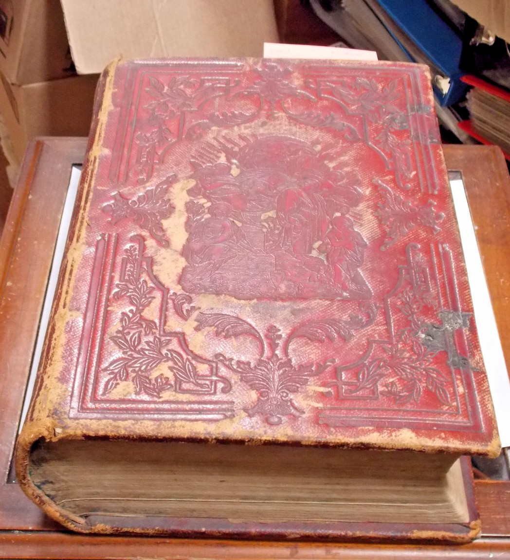 Antique 1863 – German Bible -Printer Kohler Philadelphia, Pa.