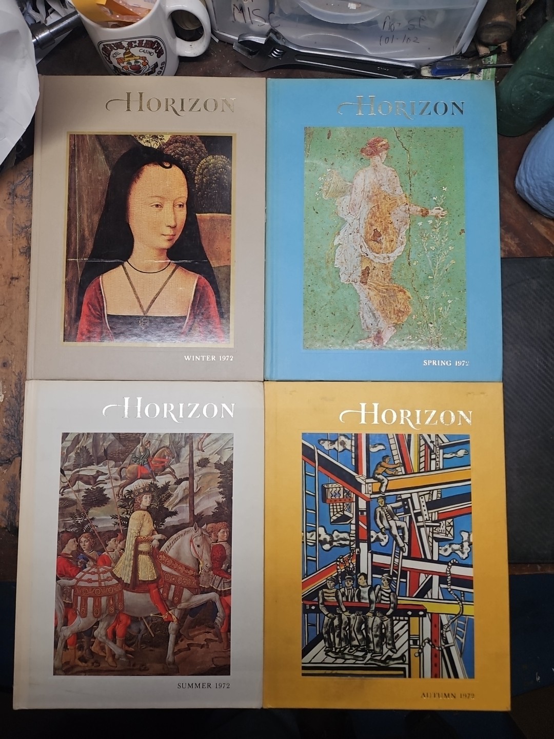 Horizon – A Magazine of the Arts Vol XIV Number 1-4, 1972 Lot Of 4 Vintage Books