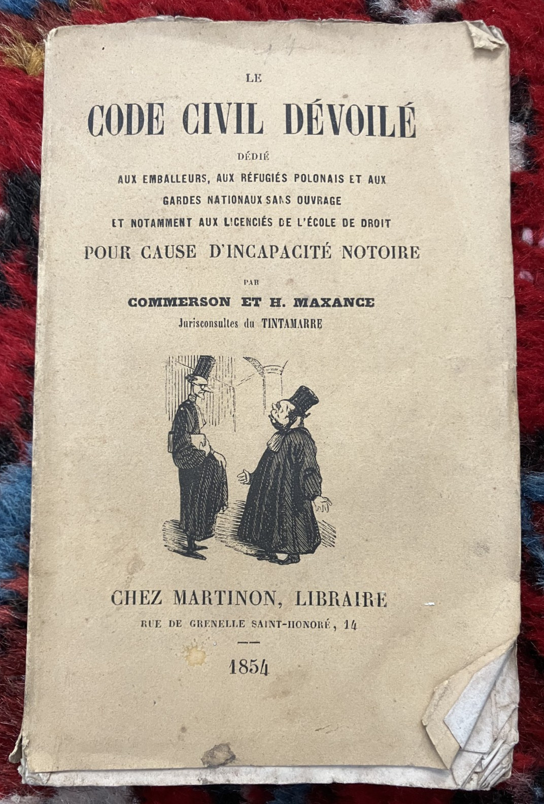 1854 Le Code Civil DÉVOILÉ Commerson HUMOR French SATIRE Law PARODY