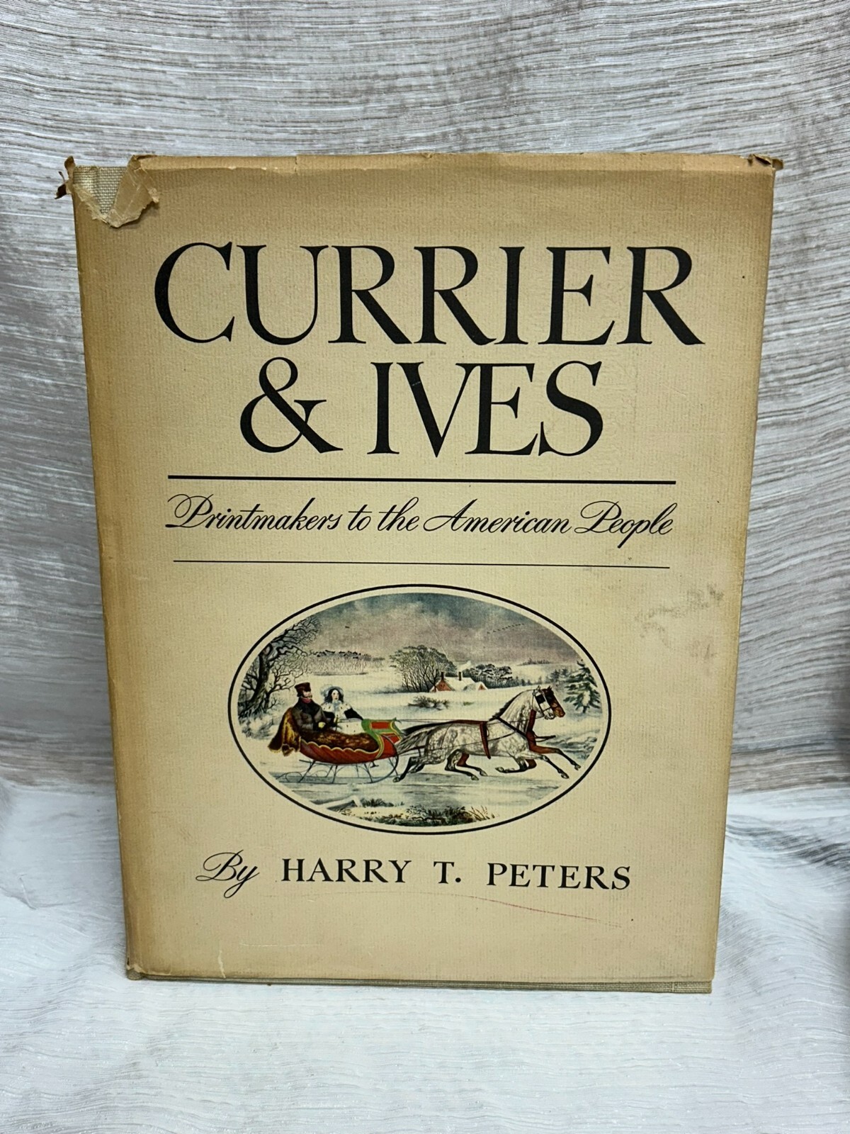 1942 Currier & Ives Printmakers to the American People Harry T. Peters Hardcover