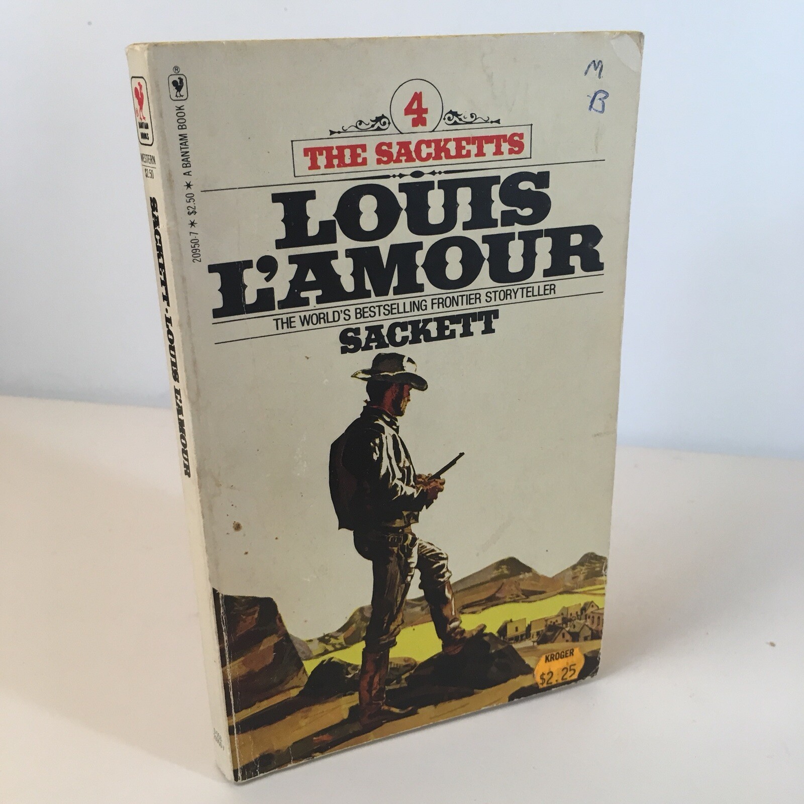 Sackett (#04) by Louis L’Amour (24th Bantam Printing Jan 1982) Vintage Paperback