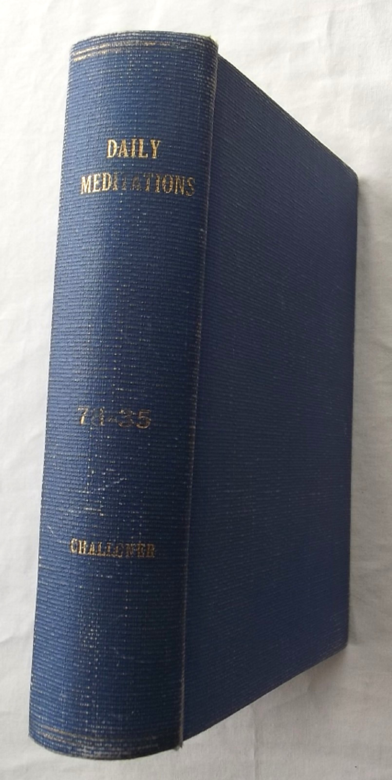 Daily Meditations Bishop Challoner James Duffy Dublin ExLibrary HardCover As-Is
