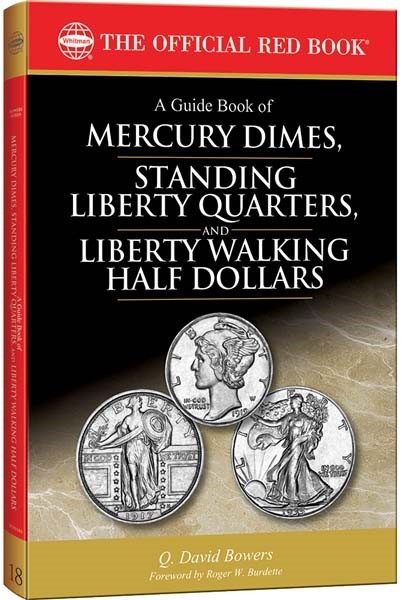 New Official Red Guide Book US Mercury Dimes Standing Liberty Quarters Walking