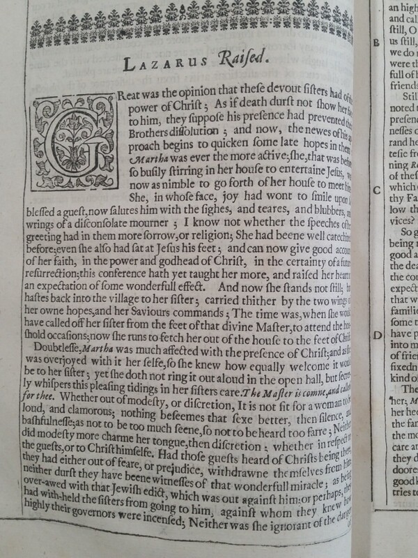 1634 The Contemplations Upon the History of the New Testament Joseph Hall 1st Ed
