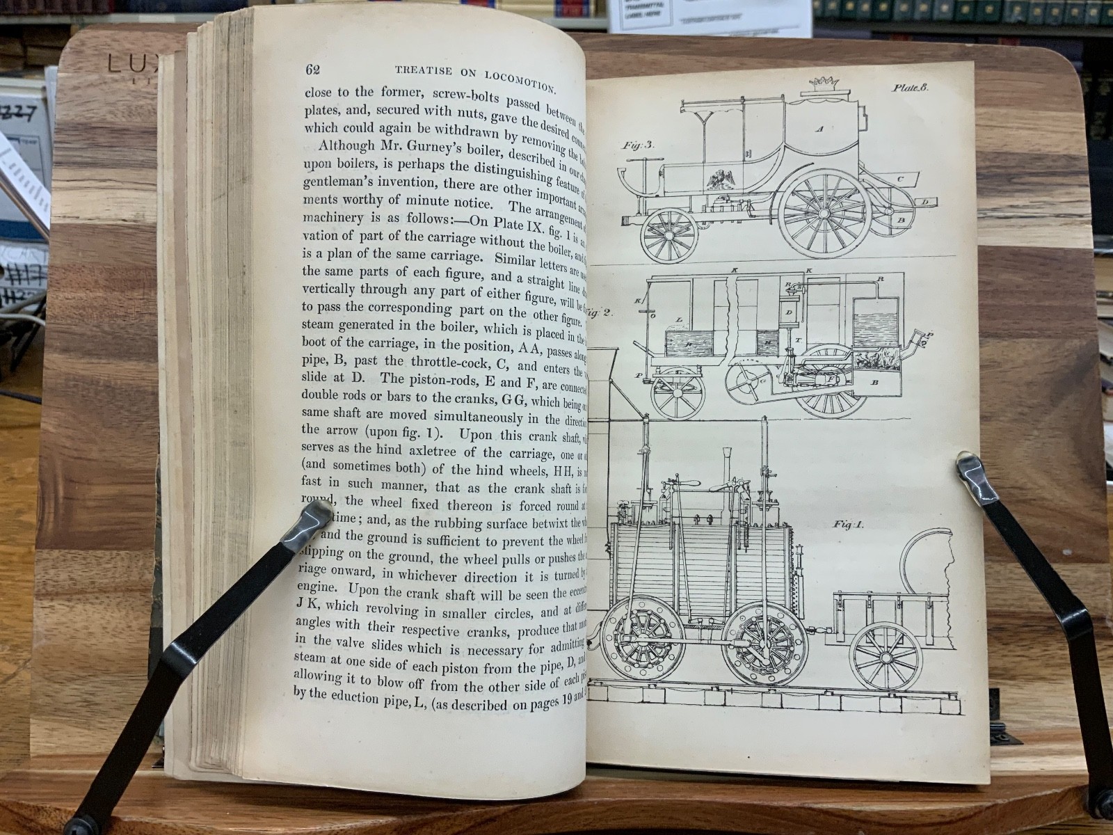 1836 Elemental Locomotion (Gordon) + Rail-Roads & Carriages (Tredgold) Complete