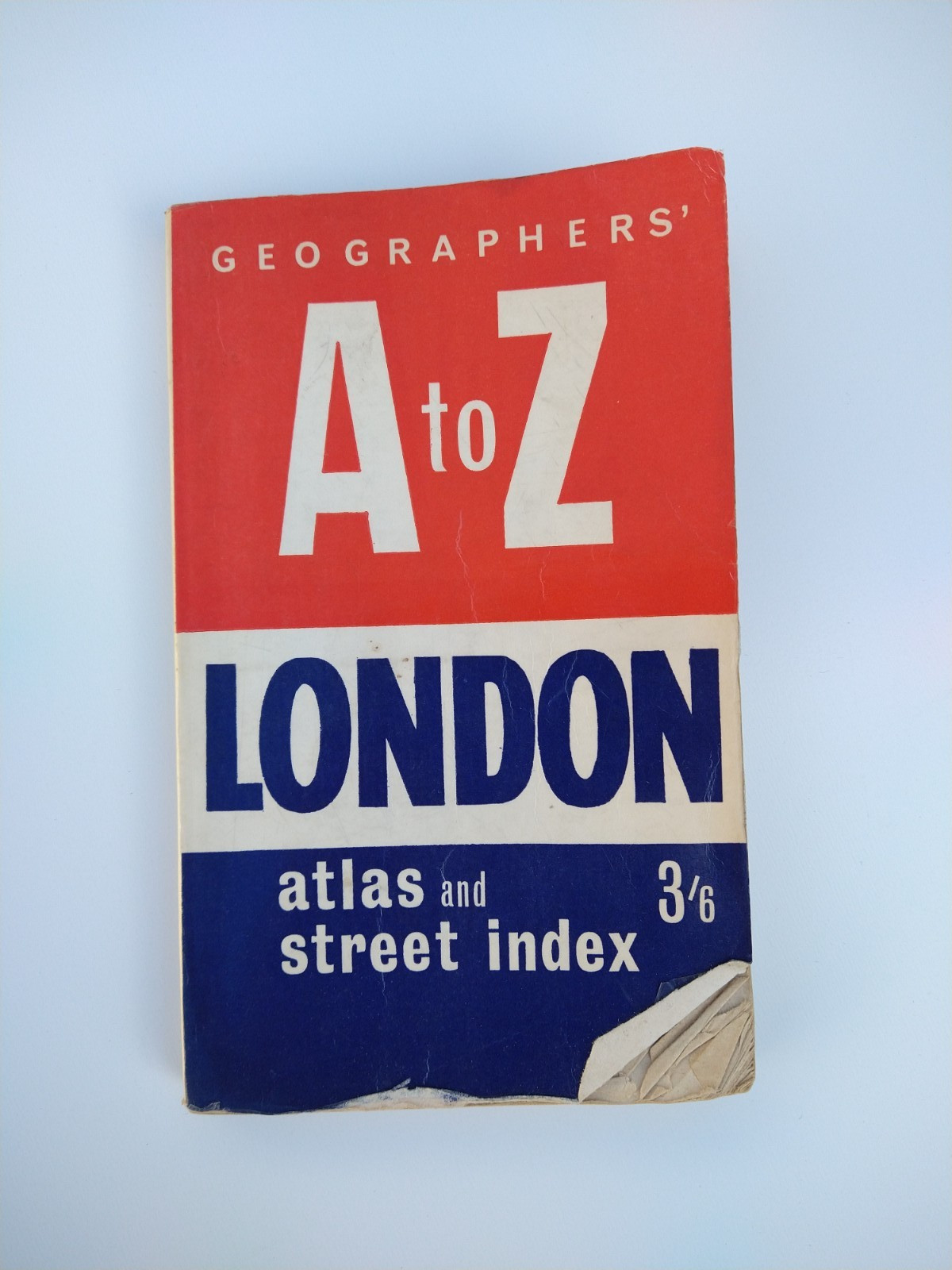 Geographers A to Z London Atlas and Street Index Paperback Vintage 1950s