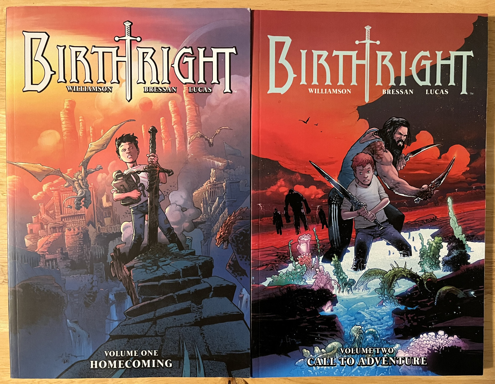 Birthright Volume 1 & 2 Graphic Novels, Homecoming & Call To Adventure