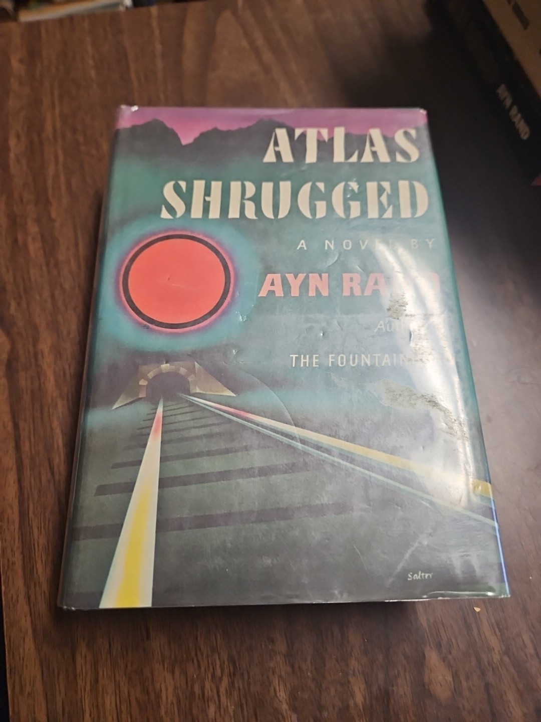 Atlas Shrugged Ayn Rand Hardcover 1957 8th Printing Random House DJ Dust Jacket