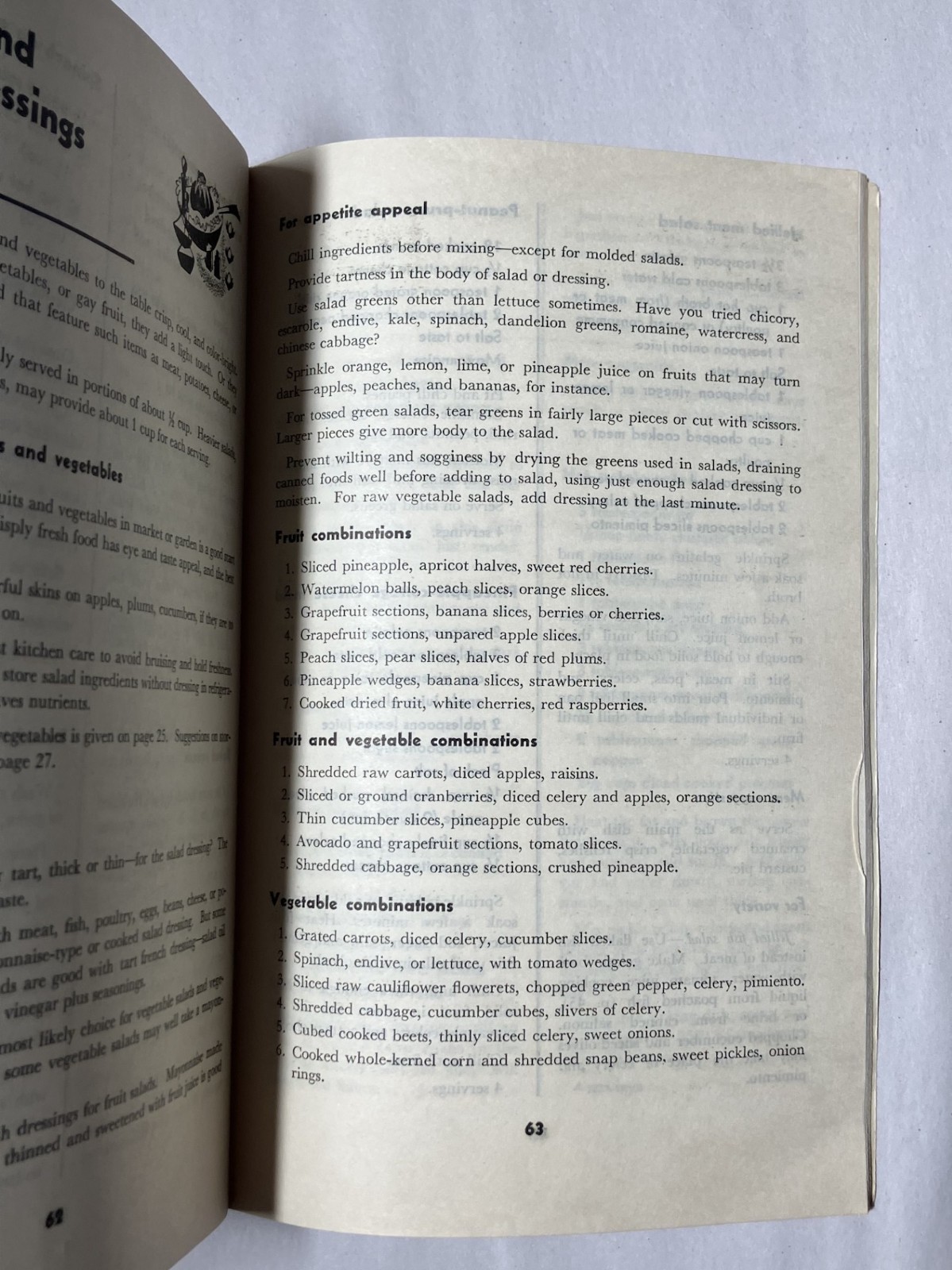 Family Fare: Food Management And Recipes – Vintage Paperback 1950 Cookbook