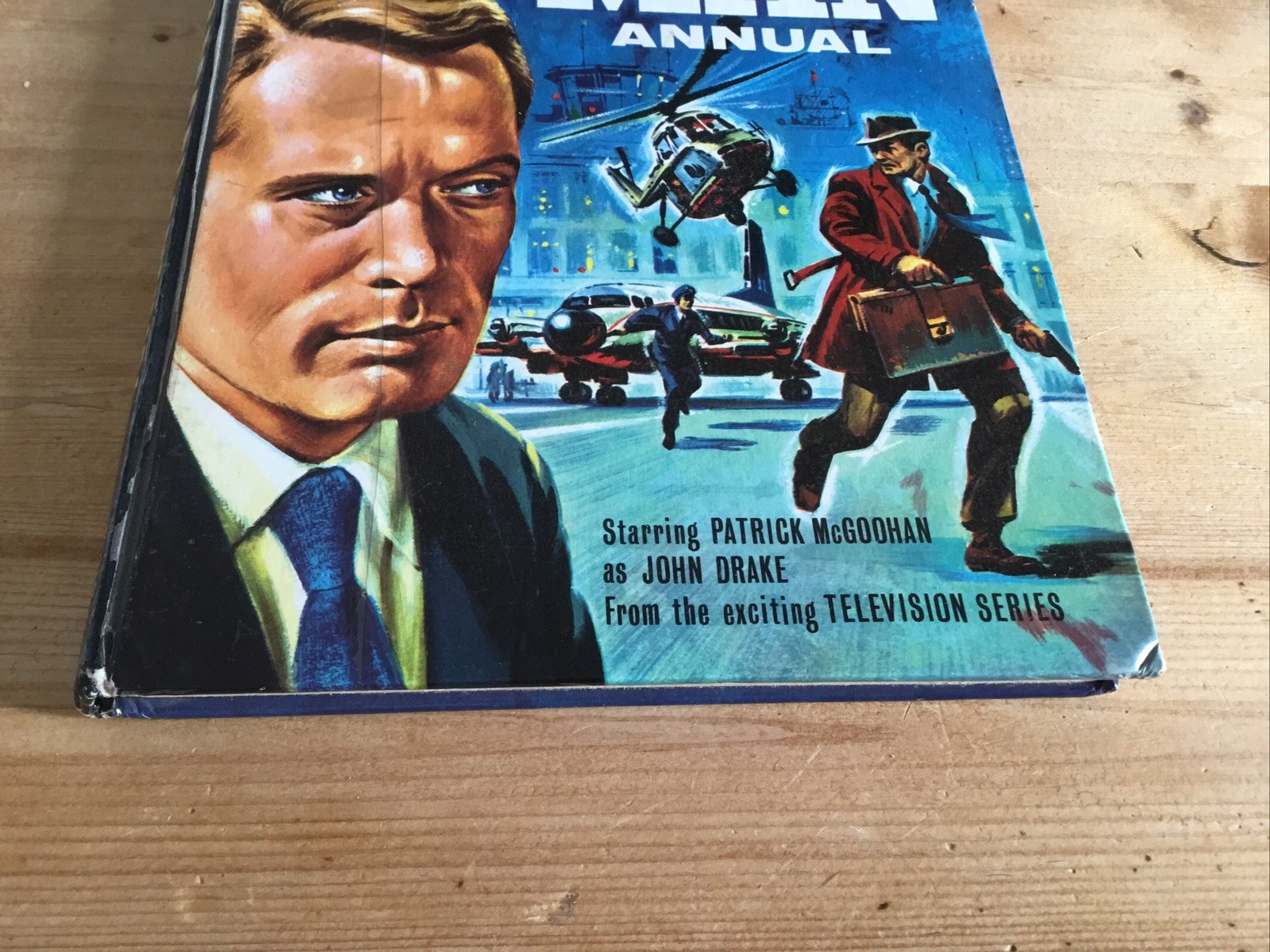 DANGER MAN ANNUAL c mcmlxv 1965 Patrick McGoohan as John Drake Hbk