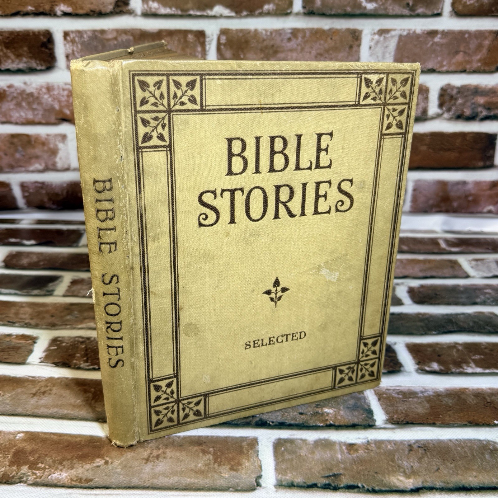 Bible Stories in Easy Words Mrs Helen W Pierson McLoughlin Bros. Hardcover VTG
