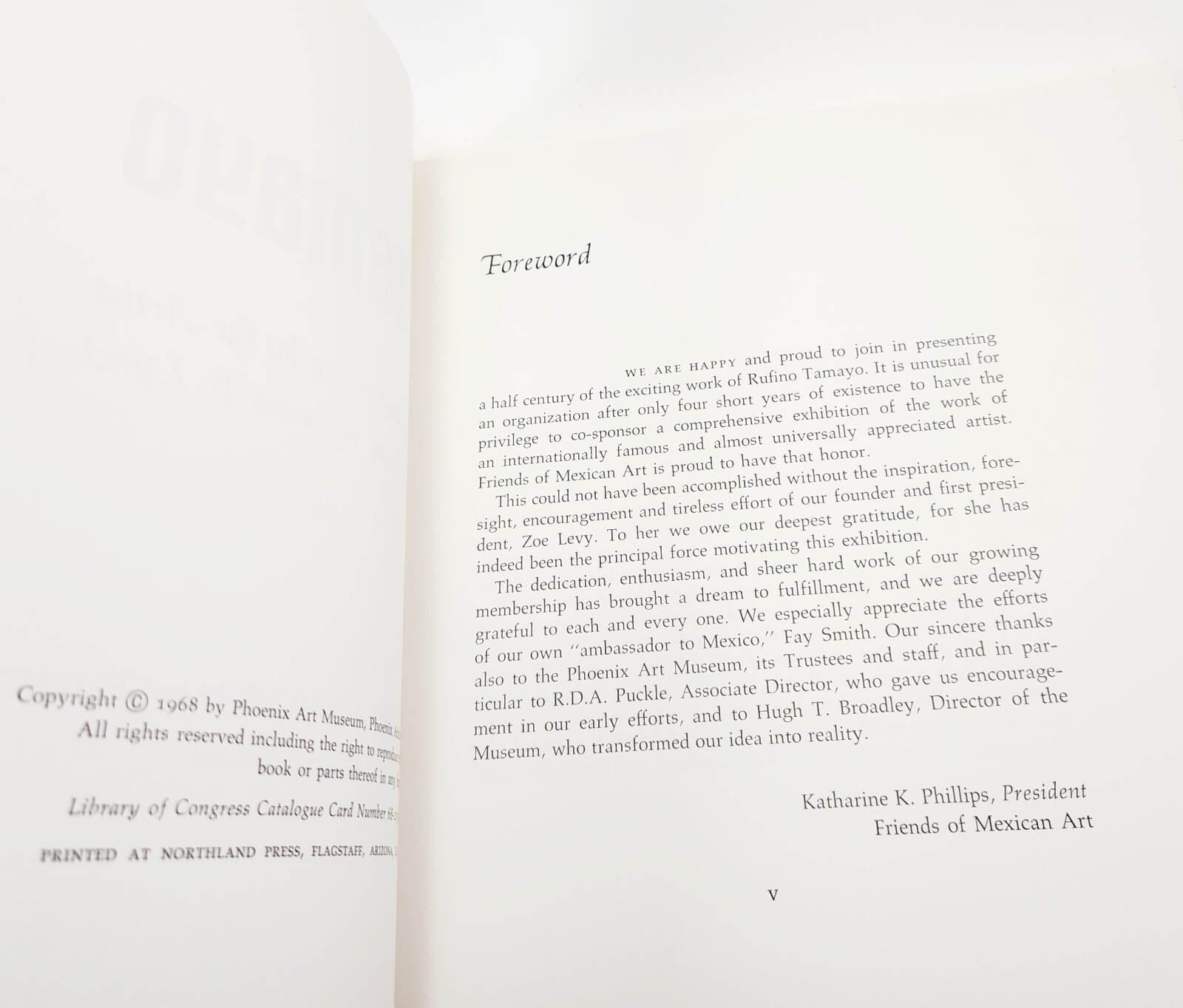 Rufino Tamayo A Commentary by the Artist Phoenix Art Museum Vtg 1968 Fine Art !!