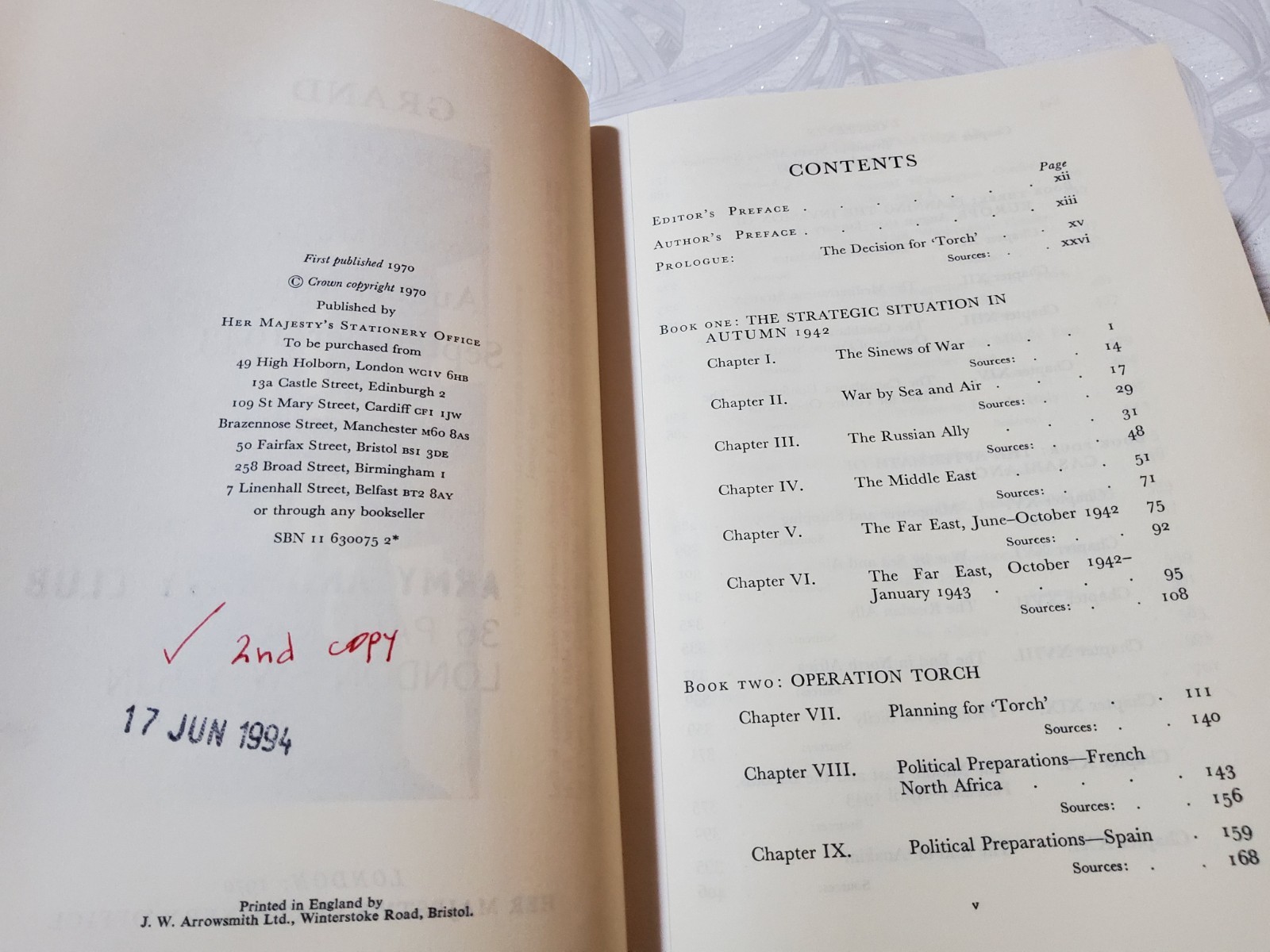 ??RARE 1970 1st Editon??GRAND STRATEGY VOLUME IV Michael Howard HMSO??PLS LOOK??