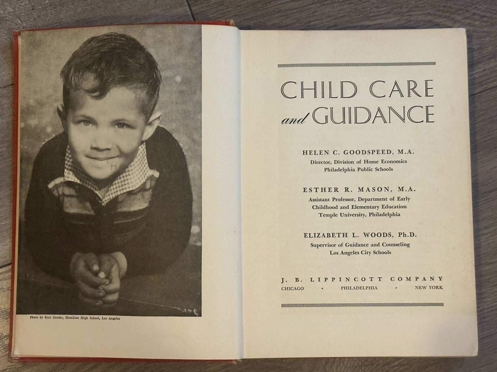 Antique 1948 Child Care And Guidance Book By Goodspeed, Mason & Woods