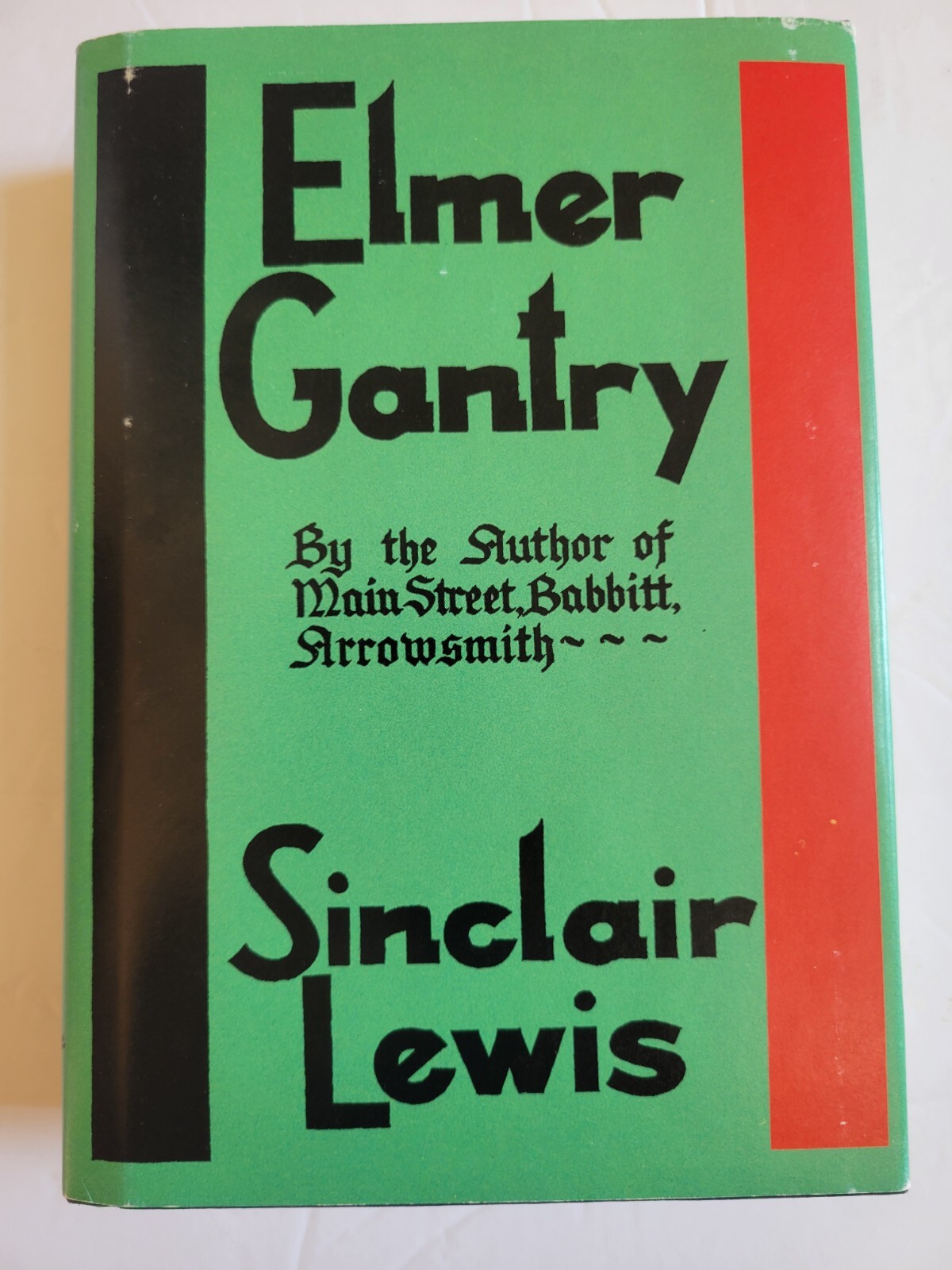 c1980 Elmer Gantry by Sinclair Lewis Facsimile Dust Wrapper ** Mint ** Free Ship