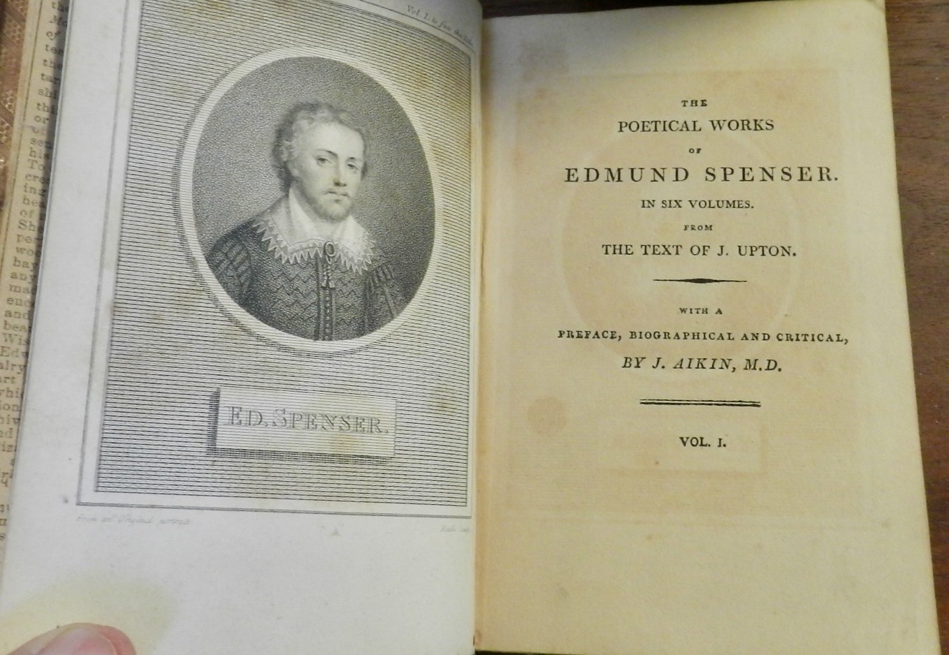 Poetical Works of Edmund Spenser, 6V Fine Bndg Engravings. Thomas Davison 1810