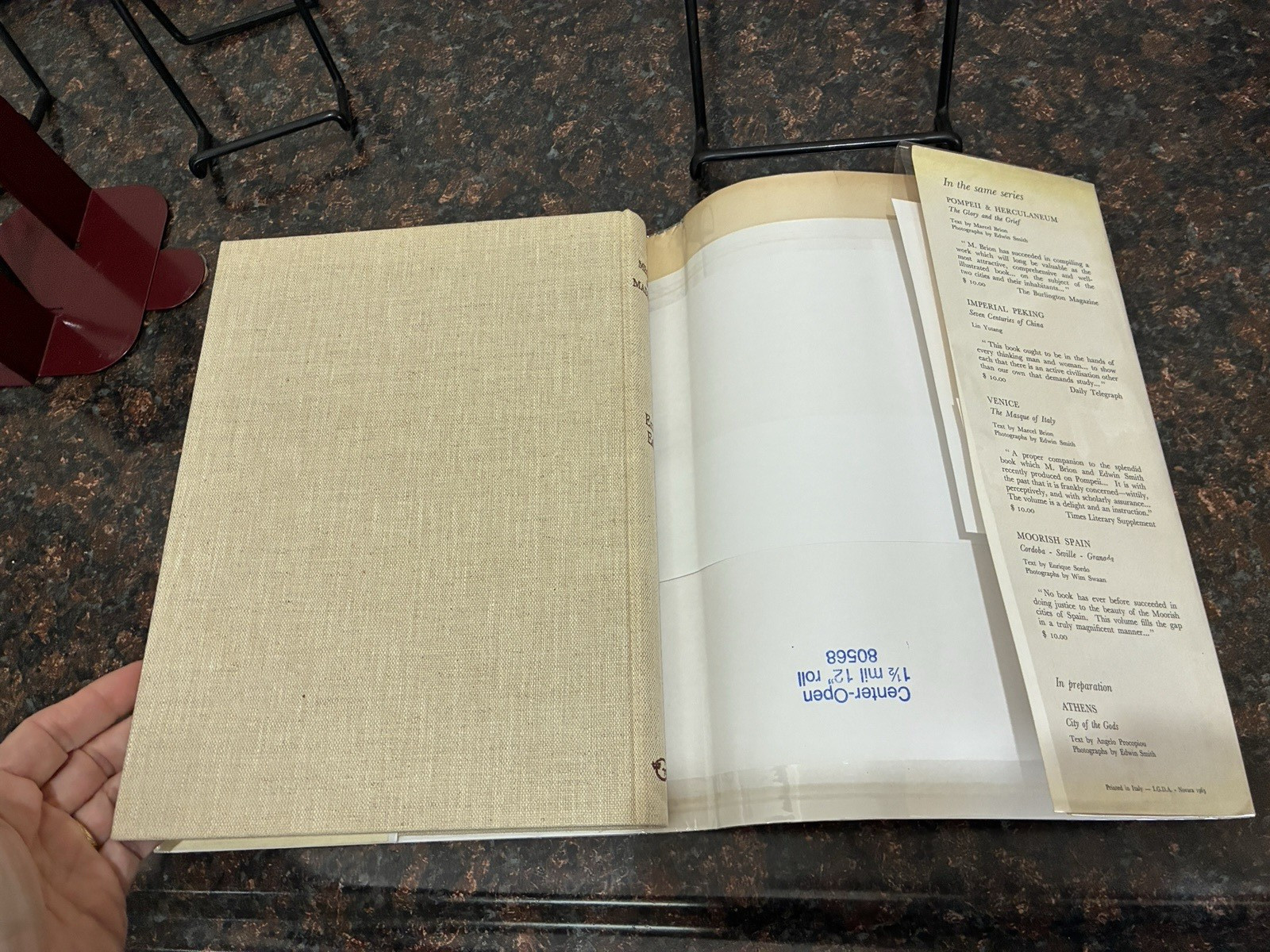 Mecca the Blessed Madinah the Radiant – Emel Esin 1963 HC w/dust jacket