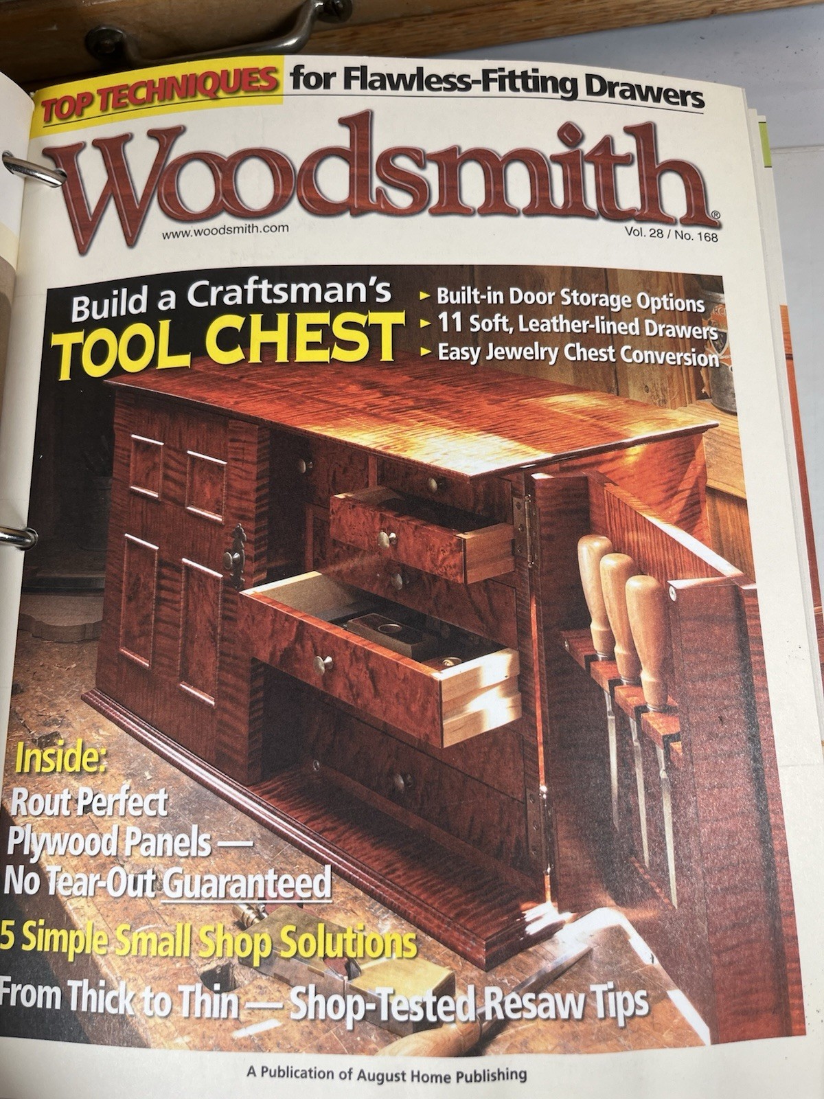 Woodsmith Magazine Lot of 16 Vol 28-30 Issues #163-176 Woodworking