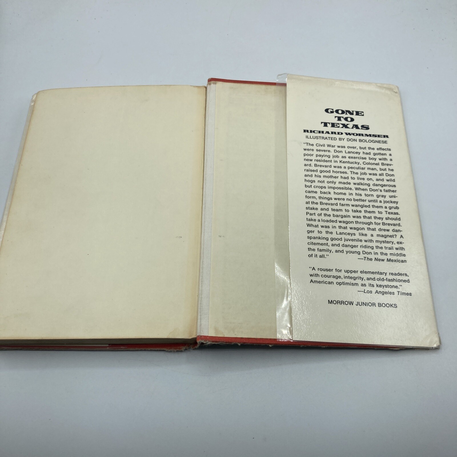 The Black Mustanger by Richard Wormser (1971, HC)