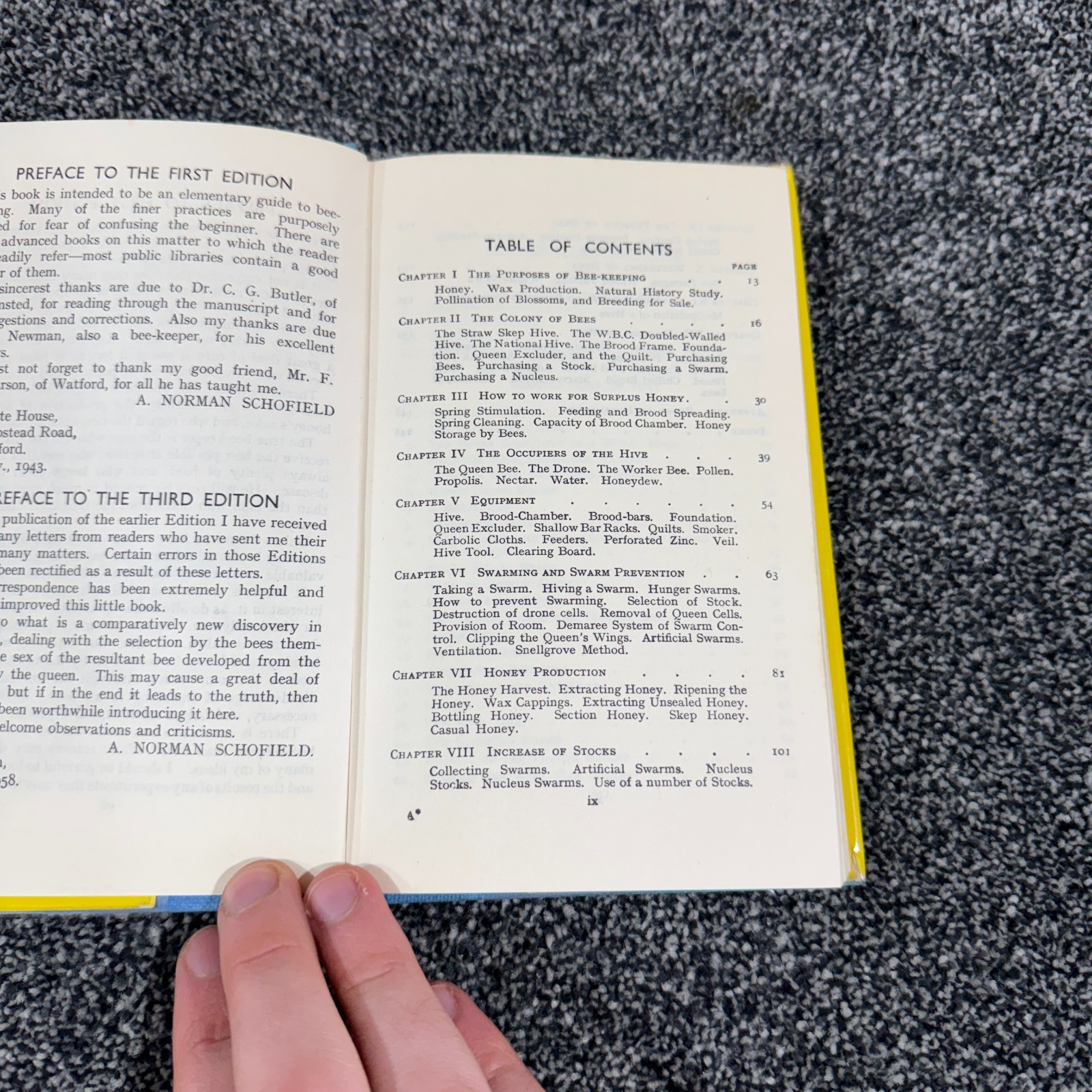 A. Norman Schofield – Teach Yourself Bee-Keeping – 1964 Hardback