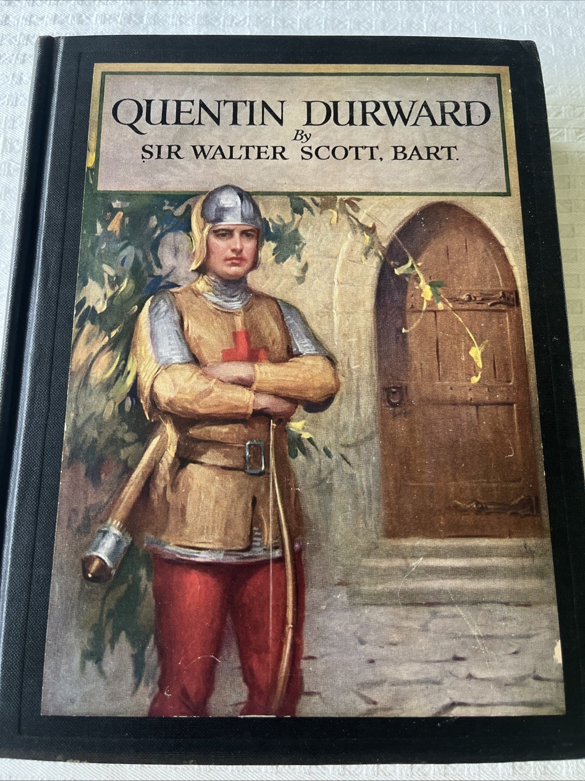 1929 Antique Novel “Quentin Durward” Illustrated, Sir Walter Scott