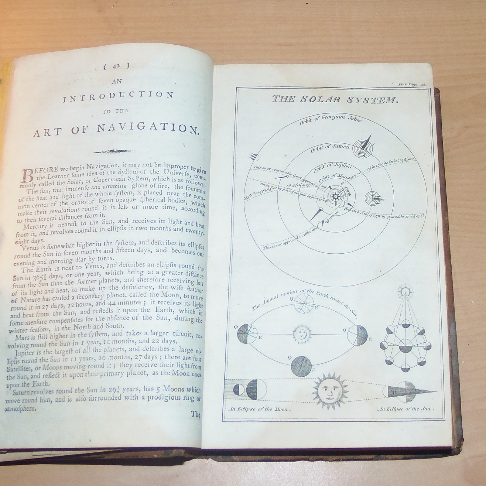The New Practical Navigator. Moore. ca.1804.