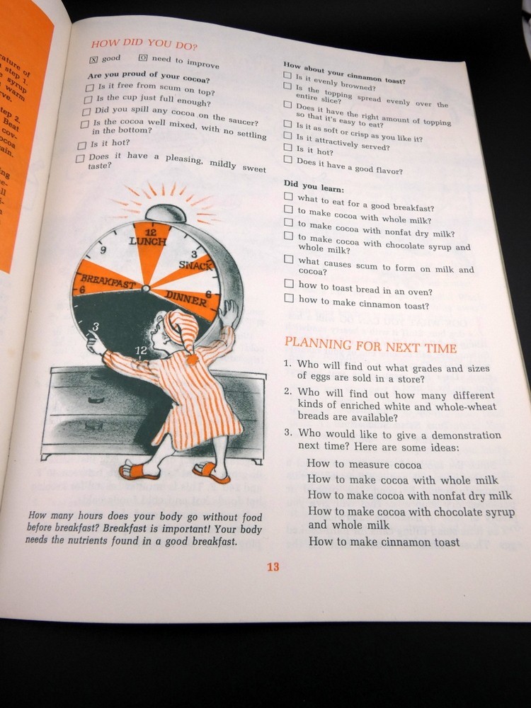 Vintage Tricks for Treats 4-H Food Magic Halloween Cook Book