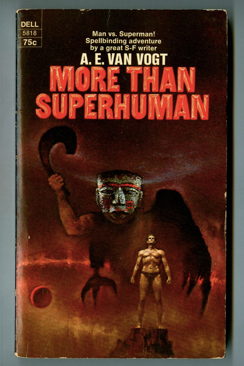 MORE Than SUPERHUMAN by A.E. Van VOGT! Rare 1971 Dell SCIENCE FICTION Paperback!