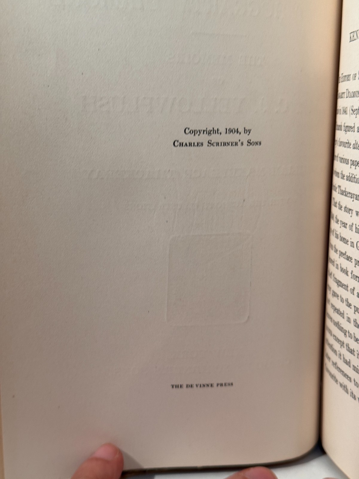 HOGGARTY DIAMOND / YELLOWPLUSH by William Makepeace Thackeray 3/4 Leather Bound