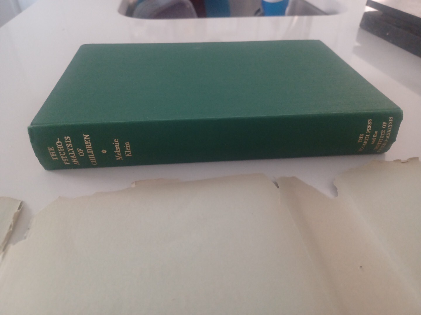 Melanie Klein: The Psycho-Analysis of Children – HC/DJ, 1954, Hogarth Press