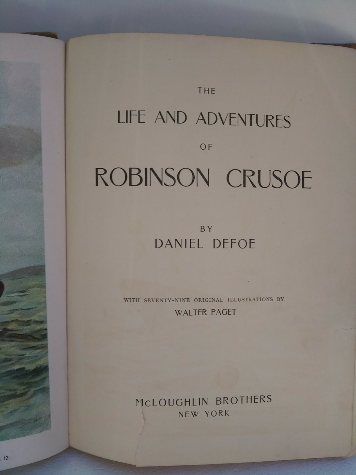 Robinson Crusoe, Daniel Defoe, Illustrations by Walter Paget