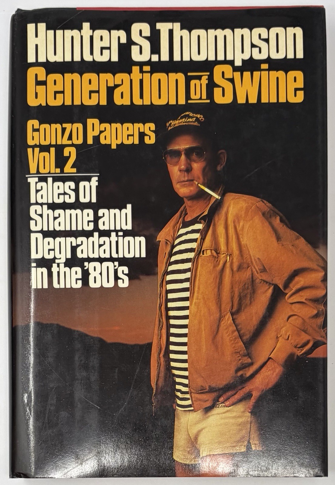Generation of Swine Hunter S. Thompson 1988 First Ed. / Print Book Gonzo 1st/1st