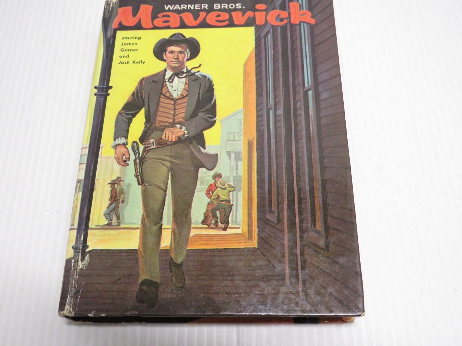 Maverick James Garner Jack Kelly 1959 Whitman Hardcover HC Book Western