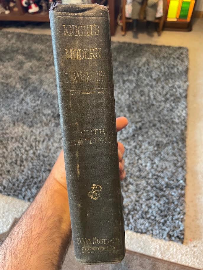 1917 Modern Seamanship by Austin Knight Maritime Ship Technology Book