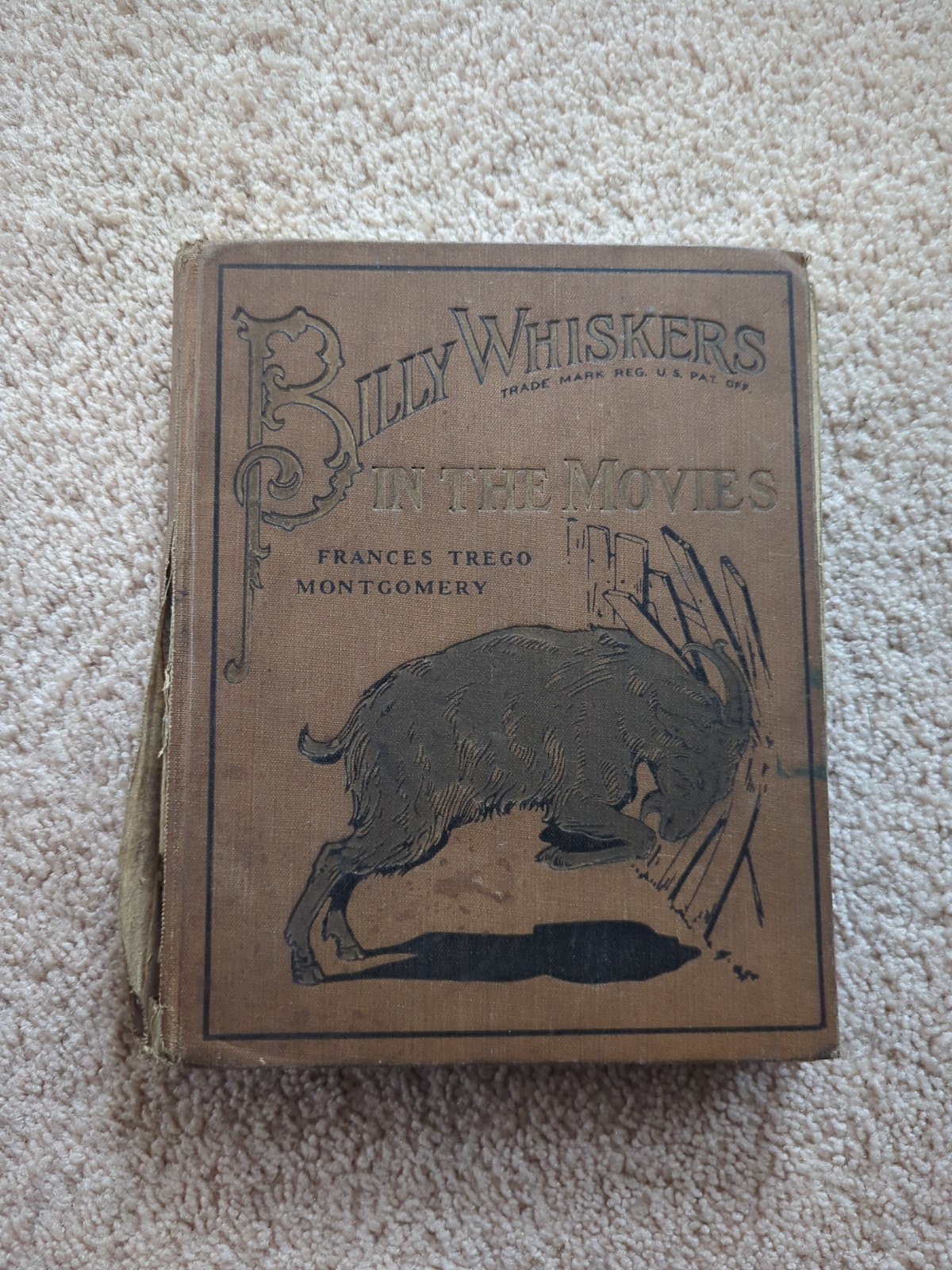 BILLY WHISKERS IN TOWN by Montgomery 1921 illustrated children’s