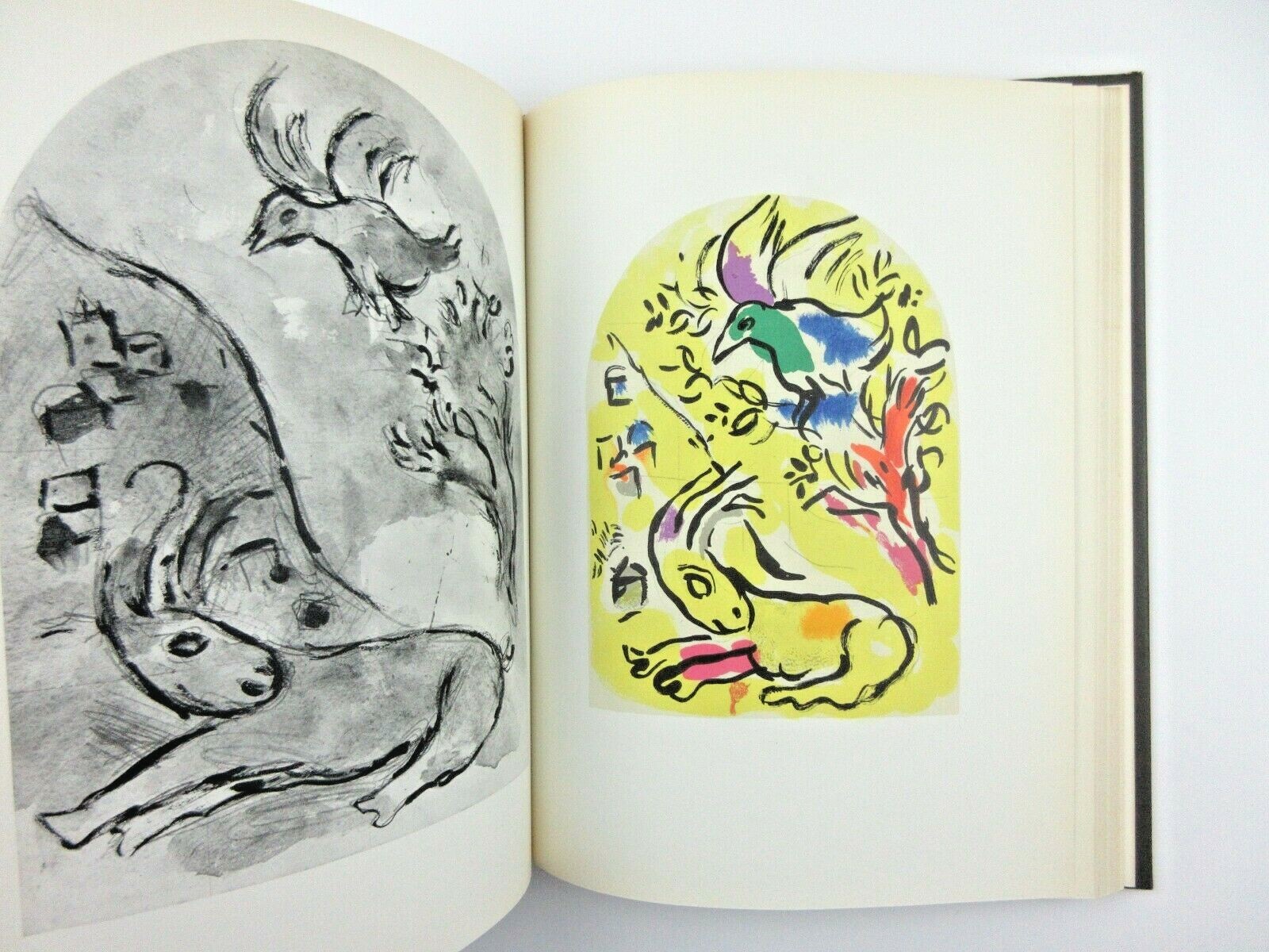MARC CHAGALL The Jerusalem Windows Jean Leymarie – George Braziller w/ 2 LITHOS