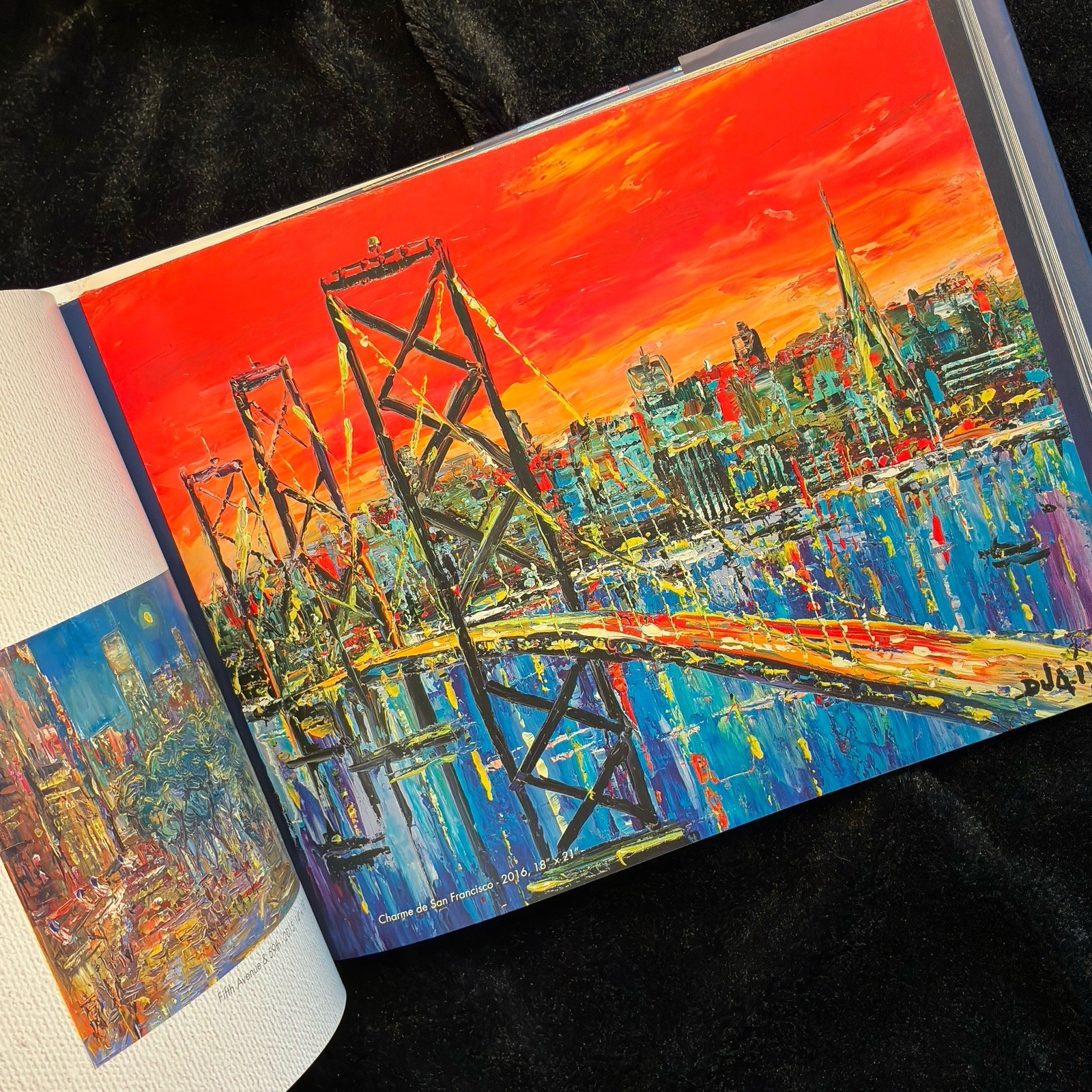 2017 RARE Modern Master Duaív, Park West Gallery, Colorful Coffee Table Book
