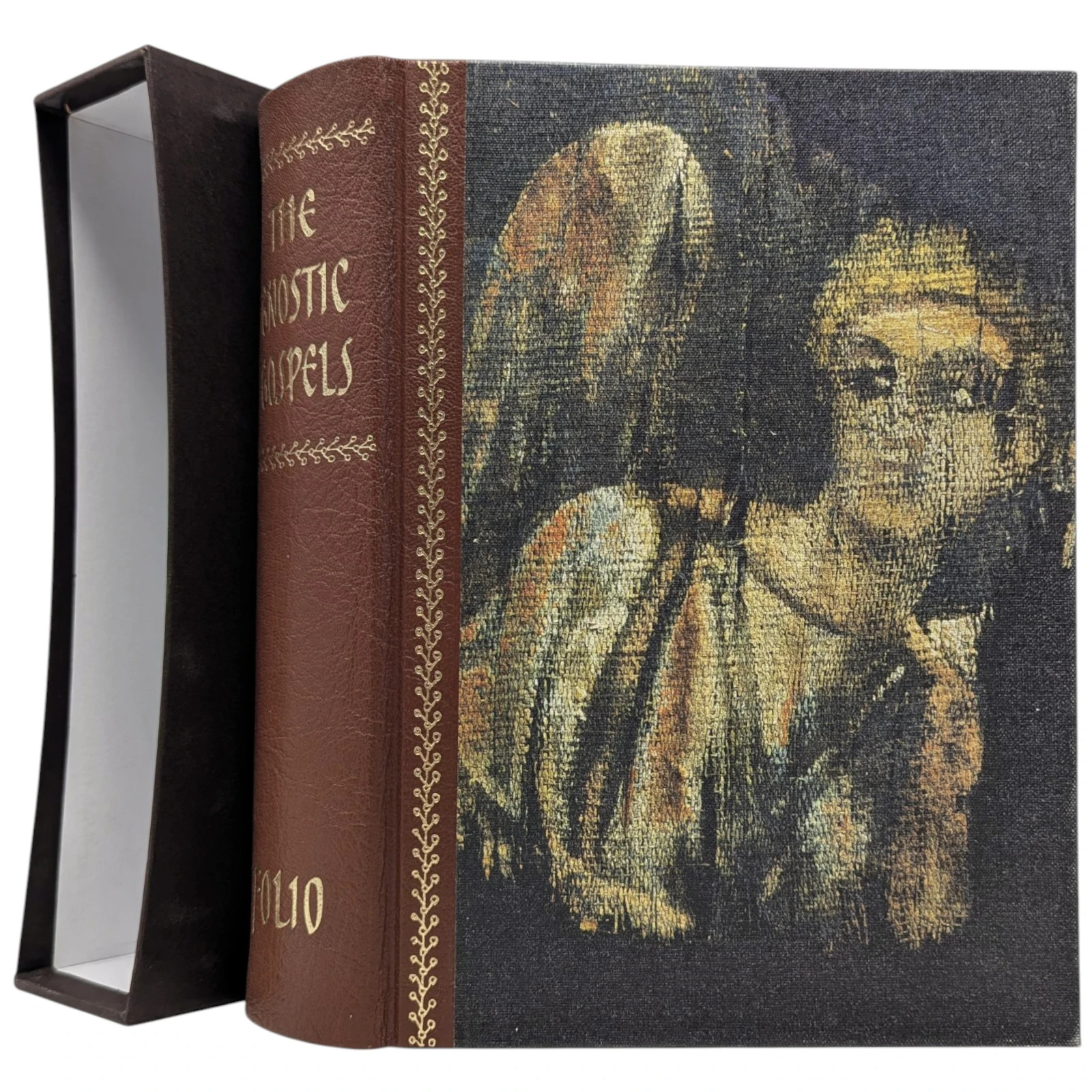 The Gnostic Gospels FOLIO SOCIETY 2008 Leather Binding, Illustrated, First Print