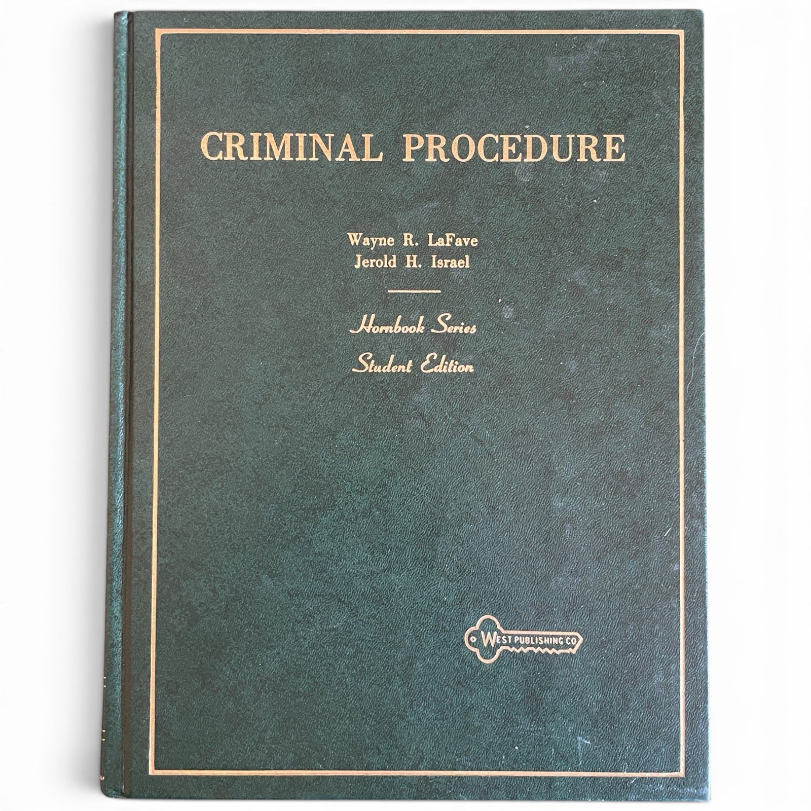 Vintage West Publishing Law Textbook Real Property Evidence Criminal Shelf Decor