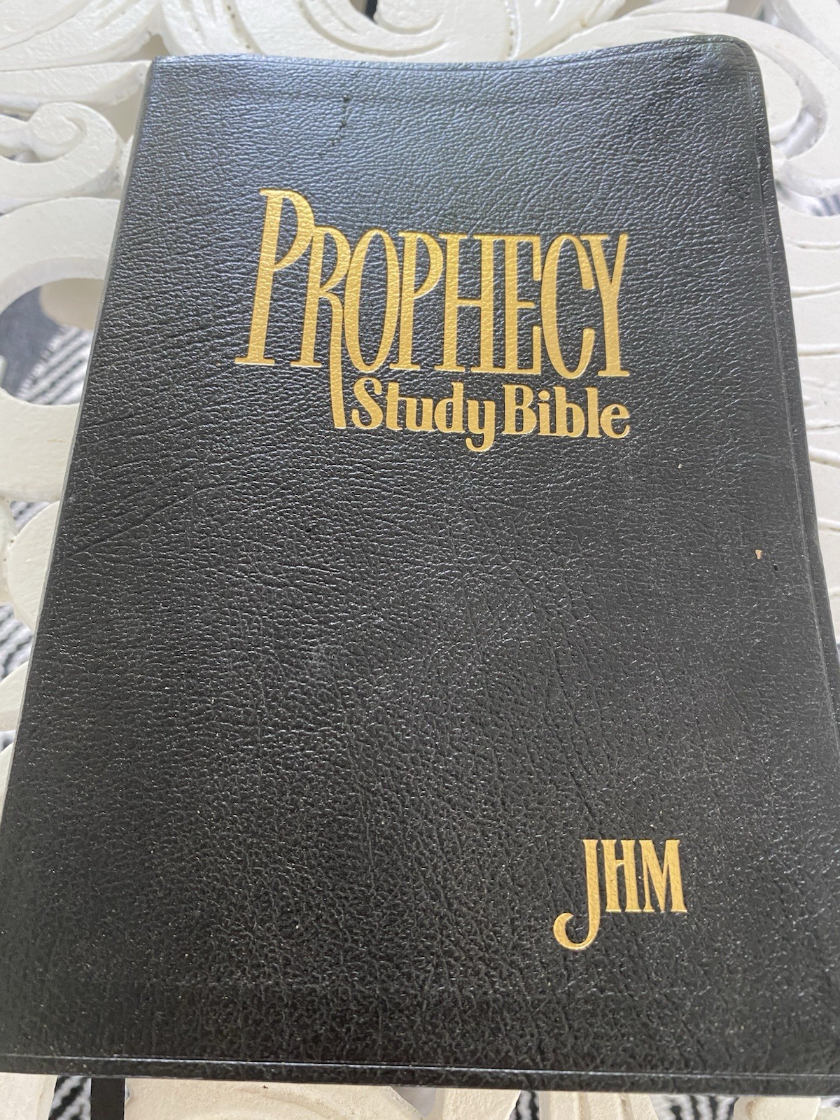 black Prophecy Study Bible Holy Bible John Hagee NKJV 1997 Thomas Nelson